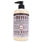 Mrs. Meyer's Clean Day Liquid Hand Soap, Lavender Scent, 12.5 oz, 6/Carton (651311)