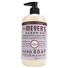 Mrs. Meyer's Clean Day Liquid Hand Soap, Lavender Scent, 12.5 oz, 6/Carton (651311)