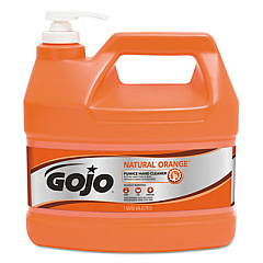 GOJO NATURAL ORANGE Pumice Hand Cleaner, Citrus Scent, 1 gal, 4/Carton (095504CT)