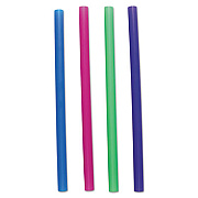 Boardwalk Unwrapped Colossal Straws, 8.5", Polypropylene, Assorted, 4,000/Carton (BWKCSTU85N)