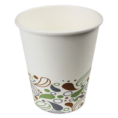 Boardwalk Convenience Pack Paper Hot Cups, 8 oz, Deerfield Print, 9 Cups/Sleeve, 34 Sleeves/Carton (BWKDEER8HCUPOP)