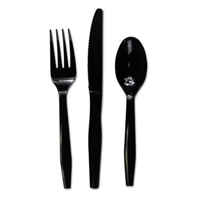 Boardwalk FKTMWPSBLA Three-Piece Cutlery Kit