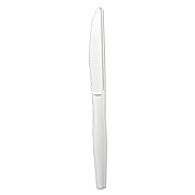 Boardwalk Mediumweight Polystyrene Cutlery, Knife, White, 1000/Carton (BWKKNIFEMWPS)