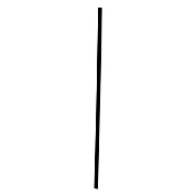Boardwalk SINGLE-TUBE STIR-STRAWS, 6", BLACK, 10000/CARTON (BWKSTRU6B)