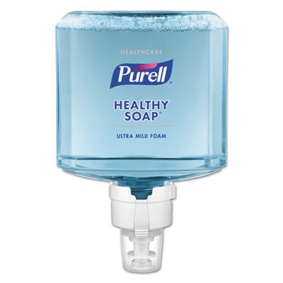 PURELL HEALTHCARE HEALTHY SOAP ULTRA MILD FOAM REFILL FOR ES8 DISPENSERS, CLEAN, 1,200 ML, 2/CARTON (777502)