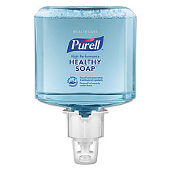 PURELL HEALTHCARE HEALTHY SOAP HIGH PERFORMANCE FOAM, FOR ES6 DISPENSERS, FRAGRANCE-FREE, 1,200 ML, 2/CARTON (648502)