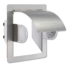 Kimberly-Clark Professional* Recessed Coreless Standard Roll Adapter "E" Kit, 6.25 x 4.5 x 6.75, Stainless Steel (09611)