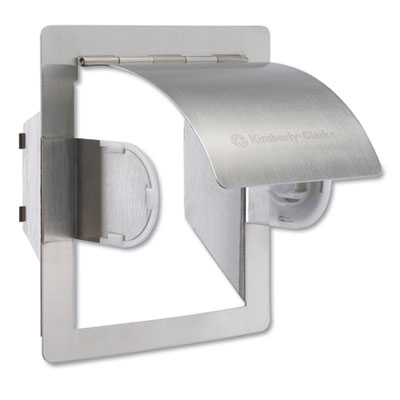 Kimberly-Clark Professional* Recessed Coreless Standard Roll Adapter "E" Kit, 6.25 x 4.5 x 6.75, Stainless Steel (09611)