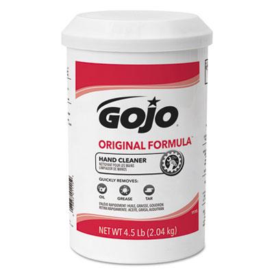 GOJO ORIGINAL FORMULA Hand Cleaner Creme, Unscented, 4.5 lb, White, 6/Carton (1115)