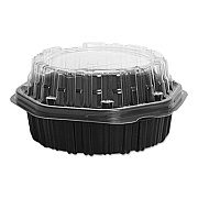 Dart CREATIVE CARRYOUTS HINGED PLASTIC HOT DELI BOXES, 6.3" X 6.1" X 3.1", 200/CT (806016PP94)
