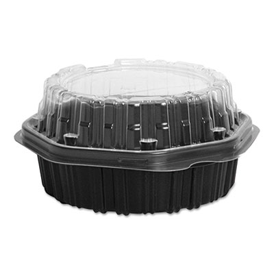 Dart CREATIVE CARRYOUTS HINGED PLASTIC HOT DELI BOXES, 6.3" X 6.1" X 3.1", 200/CT (806016PP94)