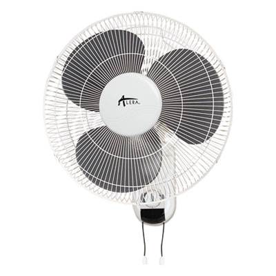 Alera Wall Mount Fan, 3-Speed, White (ALEFANWM16W)