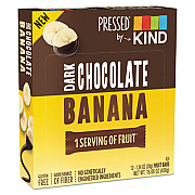 PRESSED BY KIND BARS, DARK CHOCOLATE BANANA, 1.34 OZ, 12/PACK (25973)