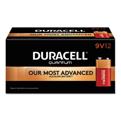 Duracell QUANTUM ALKALINE 9V BATTERIES, 72/CARTON (QU1604)
