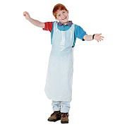 Baumgartens Disposable Apron, Polypropylene, One Size Fits All, White, 100/Pack (64620)