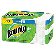 Bounty SELECT-A-SIZE PAPER TOWELS, 2-PLY, WHITE, 5.9 X 11, 83 SHEETS/ROLL, 12 ROLLS/CT (74795)