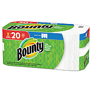 Bounty SELECT-A-SIZE PAPER TOWELS, 2-PLY, WHITE, 5.9 X 11, 138 SHEETS/ROLL, 8 ROLLS/PK (74800)