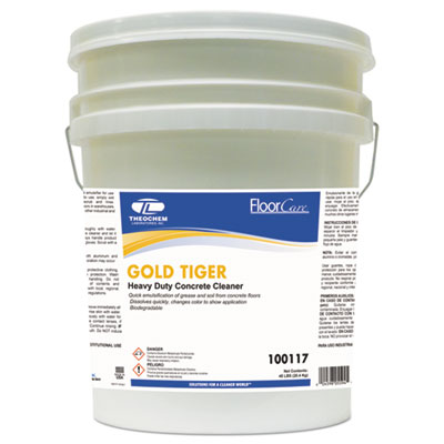 Theochem Laboratories Concrete Floor Cleaner, 720 oz Pail, Unscented (11745)