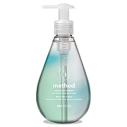 Method Gel Hand Wash, Coconut Waters, 12 oz Pump Bottle, 6/Carton (01853CT)