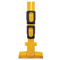 Rubbermaid Commercial Collapsible Spill Mop Handle, 22" to 47.5", Yellow, 12/Carton (2017161)