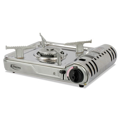 Sterno Butane Stoves, 7,000 BTU, Piezoelectric Ignition, 13 x 11 x 3.75 (50178)