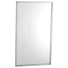 Bobrick Channel-Framed Mirror, Rectangular, 18"w x 24"h (1651824)