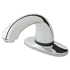 Rubbermaid Commercial MILANO AUTOFAUCET, 8" CENTER SET, SINGLE HOLE MOUNT, POLISHED CHROME (1782744)