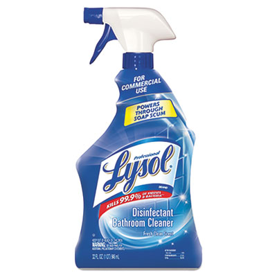 Professional LYSOL Brand Disinfectant Bathroom Cleaner, 32 oz Spray Bottle (04685EA)