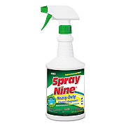 Spray Nine Heavy Duty Cleaner/Degreaser/Disinfectant, Citrus Scent, 32 oz Trigger Spray Bottle (26832)