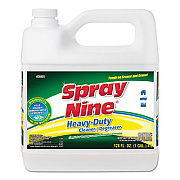 Spray Nine Heavy Duty Cleaner/Degreaser/Disinfectant, Citrus Scent, 1-Gallon Bottle, 4/Carton (26801CT)