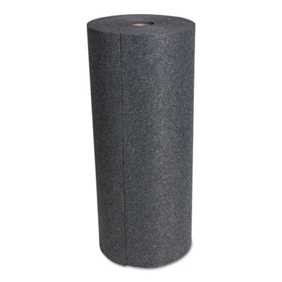 HOSPECO SureGrip Absorbent Adhesive Floor Mat, Indoor/Outdoor, 34" x 100 ft, Gray (ASSG34100G)