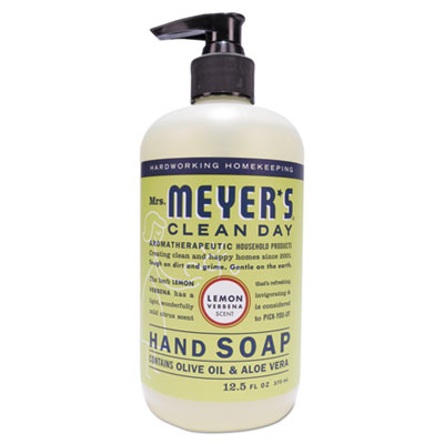 Mrs. Meyer's Clean Day Liquid Hand Soap, Lemon Verbena, 12.5 oz (651321EA)