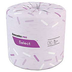 Cascades PRO SELECT STANDARD BATH TISSUE, 1-PLY, WHITE, 4.25 X 3.8, 1000 SHEETS/ROLL, 96 ROLLS/CARTON (B010)