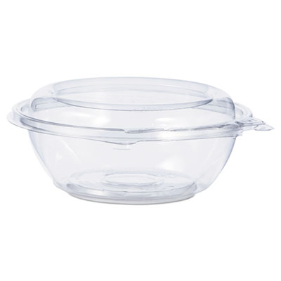 Dart SafeSeal Tamper-Resistant, Tamper-Evident Bowls with Dome Lid, 8 oz, 5.5" Diameter x 2.1" h, Clear, Plastic, 240/Carton (CTR8BD)