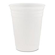 Dart SOLO Party Plastic Cold Drink Cups, 16 oz, 50/Sleeve, 20 Sleeves/Carton (P16)