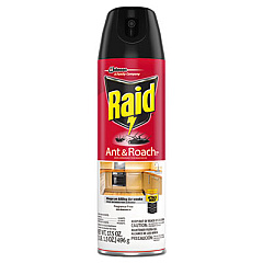 Raid Fragrance Free Ant and Roach Killer, 17.5 oz Aerosol Can, 12/Carton (333822)