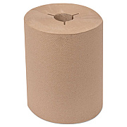 Tork Universal Hand Towel Roll, Notched, 1-Ply, 8" x 550 ft, Natural, 6 Roll/Carton (8631060)
