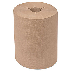 Tork Universal Hand Towel Roll, Notched, 1-Ply, 8" x 550 ft, Natural, 6 Roll/Carton (8631060)