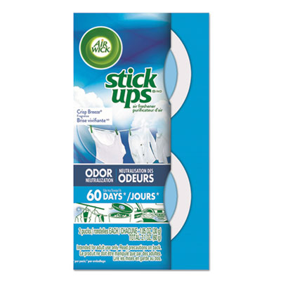 Air Wick Stick Ups Car Air Freshener, 2.1 oz, Crisp Breeze (85823CT)