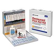 First Aid Only ANSI 2015 COMPLIANT INDUSTRIAL FIRST AID KIT, 212 PIECES, METAL CASE (90929)