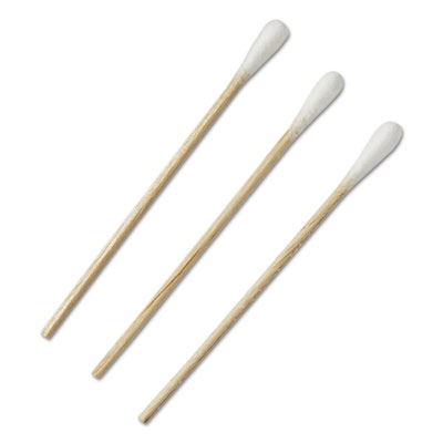 Medline Non-Sterile Cotton Tipped Applicators, Wood, 3", 1,000/Box (MDS202050)