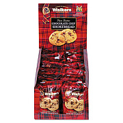 Walkers Shortbread Cookies, Chocolate Chip Shortbread, 2.2 oz Box (W1537D)