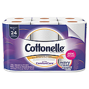 Cottonelle ULTRA COMFORTCARE TOILET PAPER, SOFT TISSUE, SEPTIC SAFE, 2 PLY, 142/ROLL, 12 ROLLS/PACK, 4 PACKS/CARTON (48605)