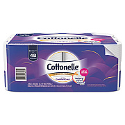 Cottonelle ULTRA COMFORTCARE TOILET PAPER, SOFT TISSUE, SEPTIC SAFE, 2 PLY, 142/ROLL, 24 ROLLS/PACK, 2 PACKS/CARTON (48625)