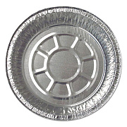 Durable Packaging Aluminum Round Containers, 22 Gauge, 24 oz, 7" Diameter x 1.75"h, Silver, 500/Carton (527500)