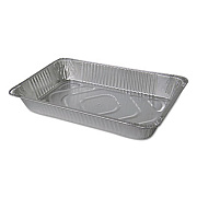 Durable Packaging Aluminum Steam Table Pans, Full Size, Deep, 55 Gauge, 50/Carton (605050)