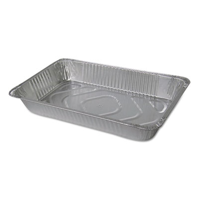 Durable Packaging Aluminum Steam Table Pans, Full Size, Deep, 55 Gauge, 50/Carton (605050)