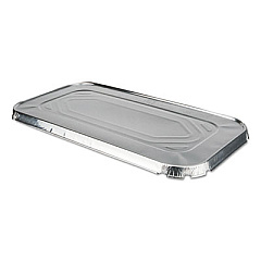 Durable Packaging Aluminum Steam Table Lids for Third Size Pan, 100 /Carton (8500100)