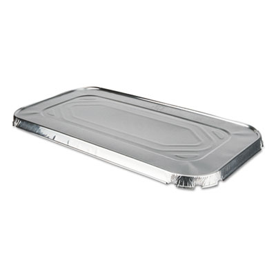 Durable Packaging Aluminum Steam Table Lids for Third Size Pan, 100 /Carton (8500100)