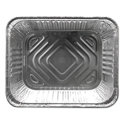 Durable Packaging Aluminum Steam Table Pans, Half Size, Deep, 100/Carton (FS4200XX)